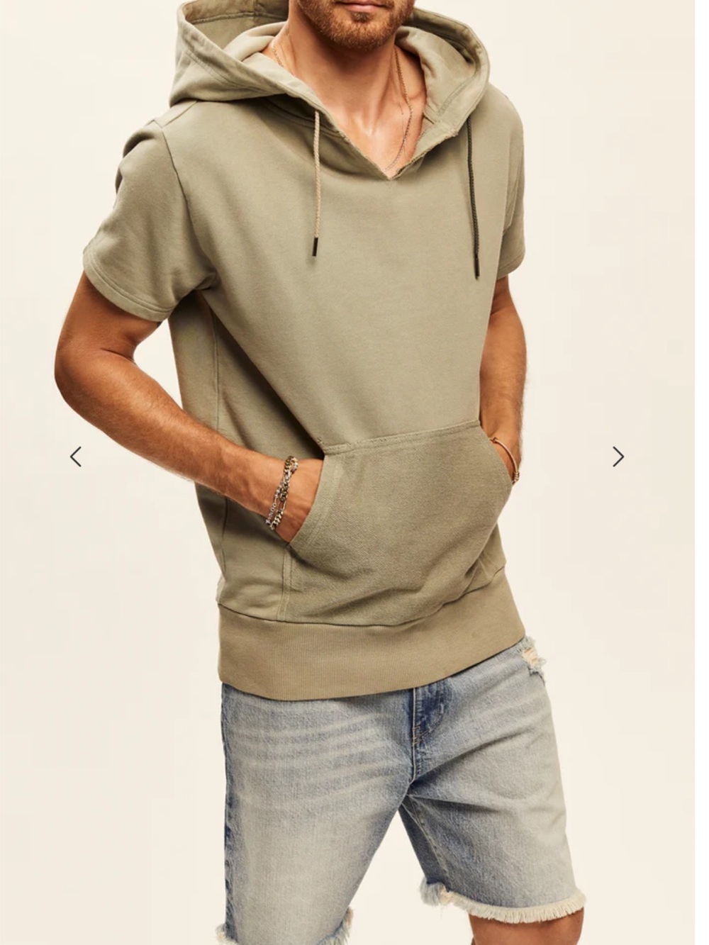 NWT SER.O.YA Reggie Short-Sleeve Hooded Pullover - Flawed